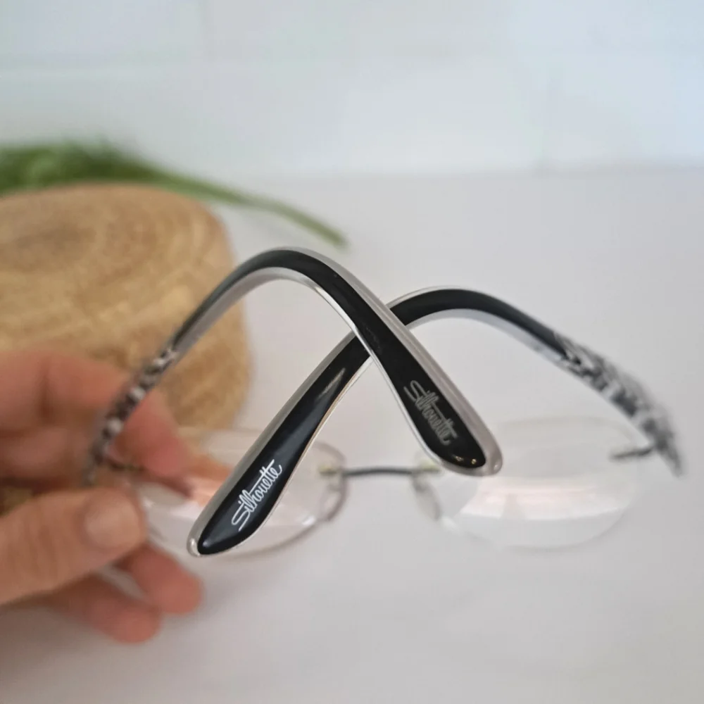 Silhouette chic rimless